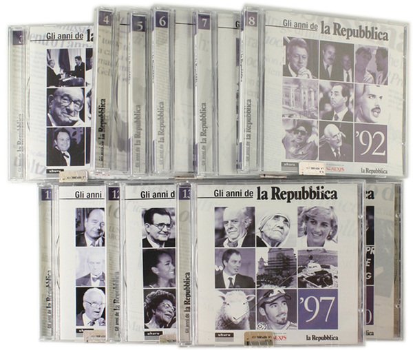 Gli anni de "LA REPUBBLICA": 1985-2000 Serie completa di 16 …