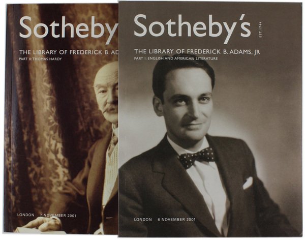 THE LIBRARY OF FREDERICK B.ADAMS, JR. Part I: English and …