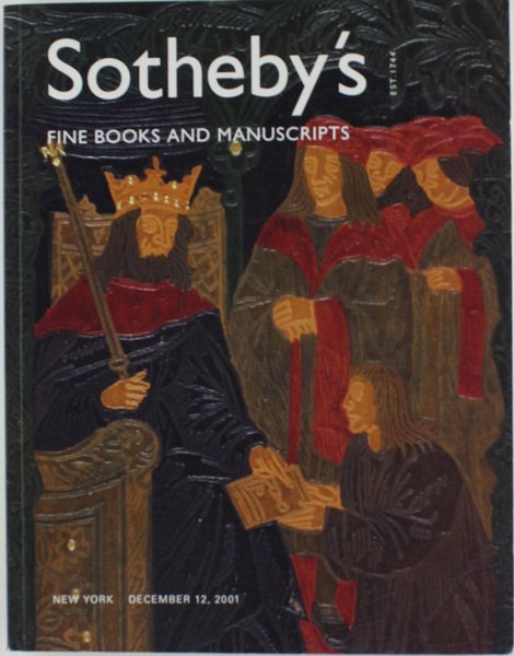 FINE BOOKS AND MANUSCRIPTS INCLUDING AMERICANA. New York December 12, …