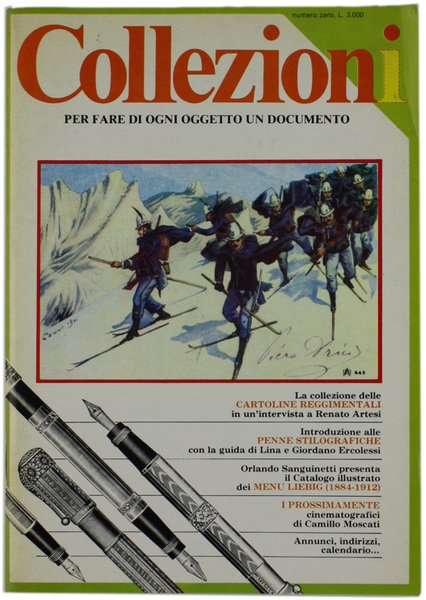 COLLEZIONI. Per fare di ogni oggetto un documento. N. 0.