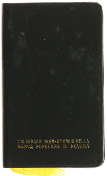 AGENDINA della BANCA POPOLARE di NOVARA 1966.