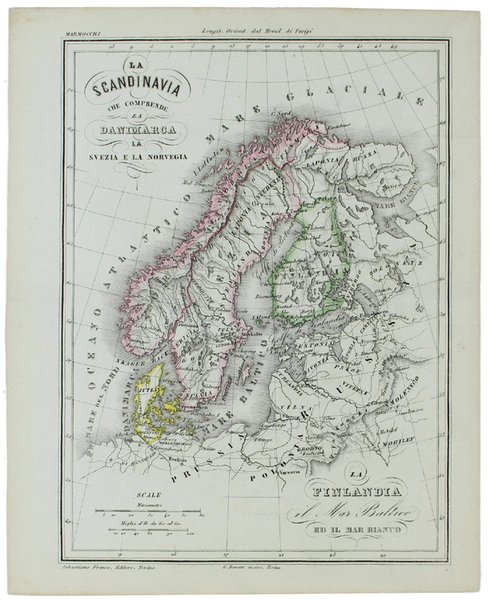 LA SCANDINAVIA che comprende la DANIMARCA LA SVEZIA E LA NORVEGIA.