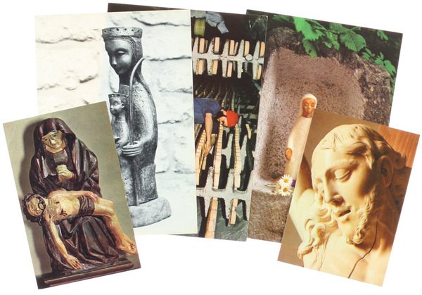 ABBAYE DE TAMIE'- 3 Cartes Postales et 2 photographies.