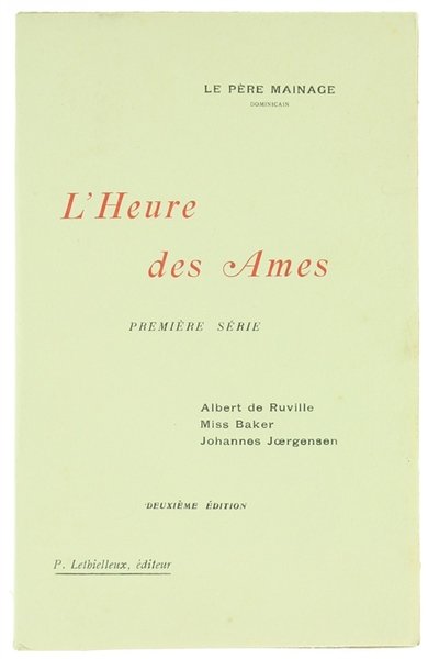 L'HEURE DES AMES.
