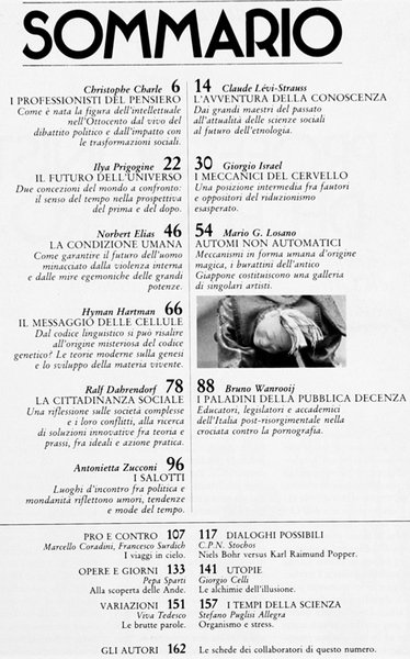 PROMETEO - Rivista trimestrale di scienze e storia. Anno 5 …