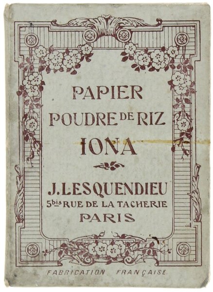 PAPIER POUDRE DE RIZ IONA.