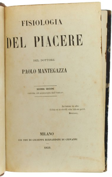 FISIOLOGIA DEL PIACERE. Seconda edizione.