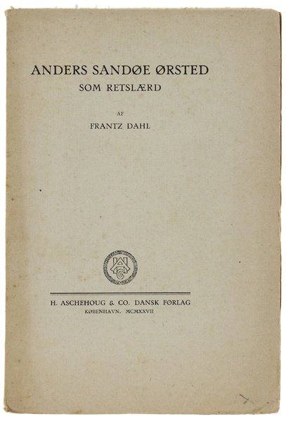 ANDERS SANDOE ORSTED SOM RETSLAERD.