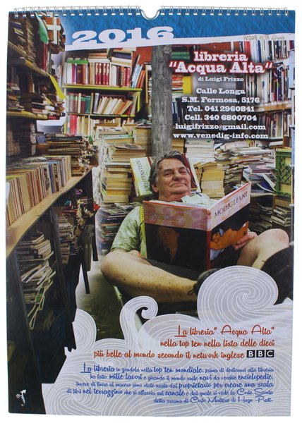 LIBRERIA ACQUA ALTA - CALENDARIO 2016.
