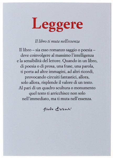 APPUNTI EINAUDI: volume in carta bianca.