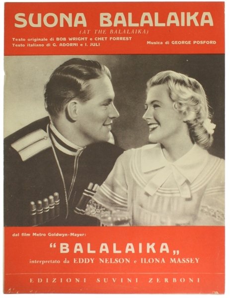 SUONA BALALAIKA. Spartito.