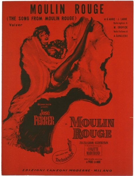 MOULIN ROUGE. Valzer. SPARTITO.