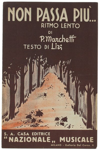NON PASSA PIU'. RITMO LENTO. Canzone tango.