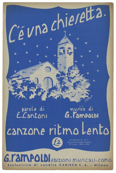 C'E' UNA CHIESETTA. Canzone ritmo lento.