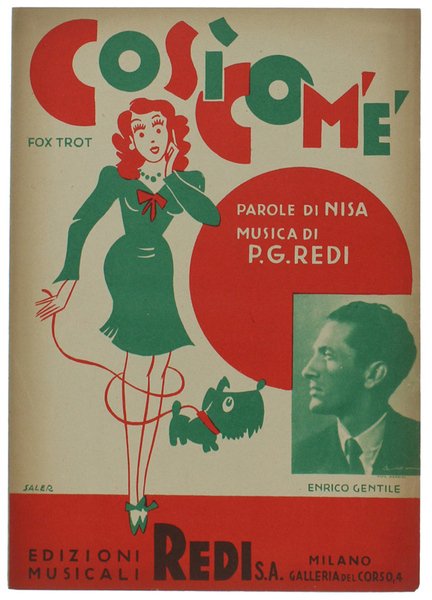 COSI' COM'E'. Fox trot.