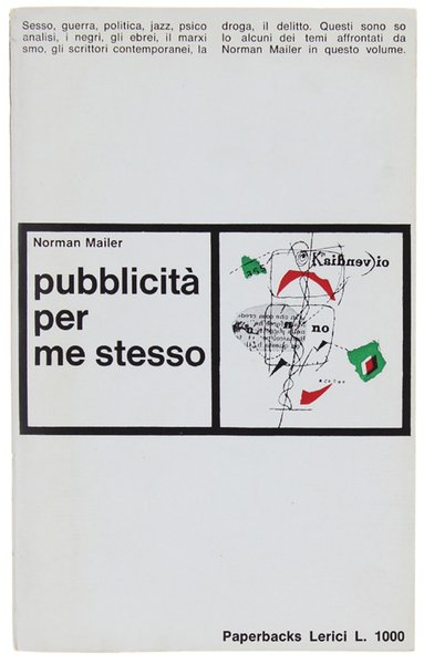 PUBBLICITA' PER ME STESSO.