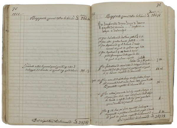 CONTABILITA' DELLE CASCINE SIBILLA POSTE NEI COMUNI DI SCALENGHE, CASTAGNOLE, …