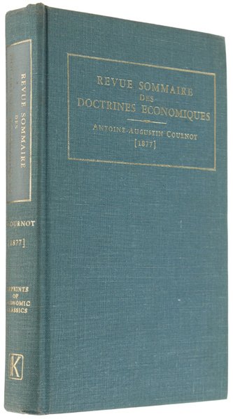 REVUE SOMMAIRE DES DOCTRINES ECONOMIQUES.