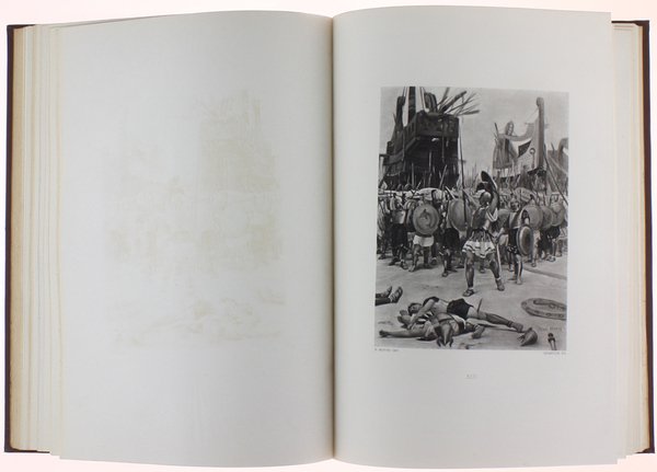 ILIADE. Vingt-quatre grandes compositions par M.Henri Motte. Traduction par Emile …