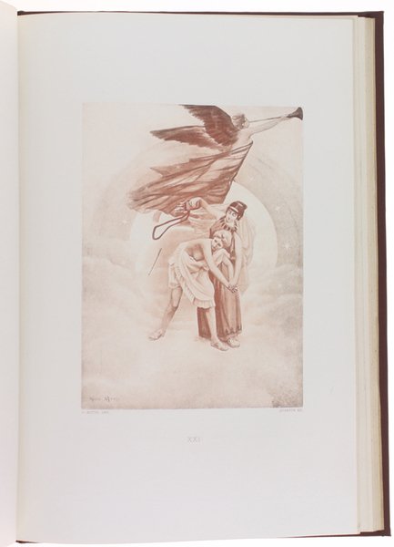 ILIADE. Vingt-quatre grandes compositions par M.Henri Motte. Traduction par Emile …