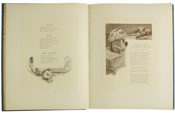 GOETHES GEDICHTE. Ausgewählt von Karl Heinemann. Mit Bildern und Zeichnungen …