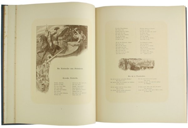 GOETHES GEDICHTE. Ausgewählt von Karl Heinemann. Mit Bildern und Zeichnungen …