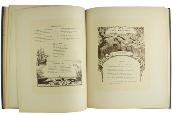 GOETHES GEDICHTE. Ausgewählt von Karl Heinemann. Mit Bildern und Zeichnungen …