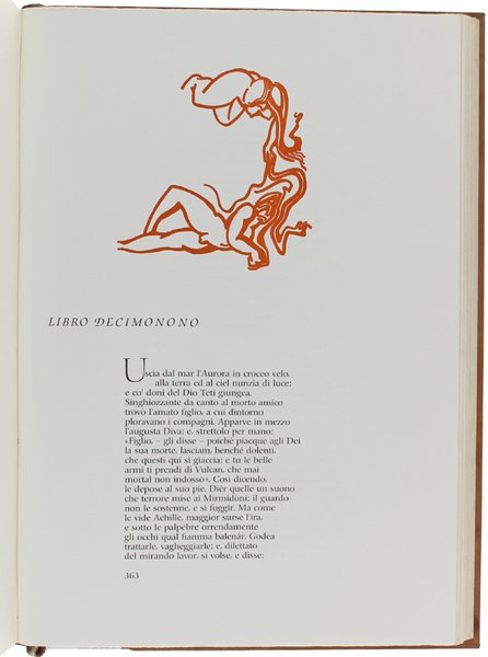 ILIADE. Disegni e incisioni originali di Alberto Donini.