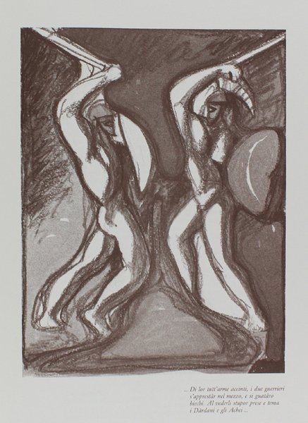 ILIADE. Disegni e incisioni originali di Alberto Donini.
