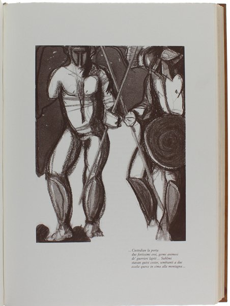 ILIADE. Disegni e incisioni originali di Alberto Donini.