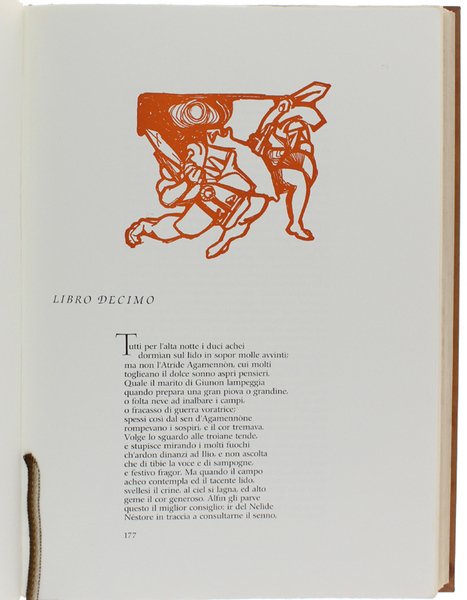 ILIADE. Disegni e incisioni originali di Alberto Donini.