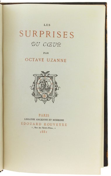 LES SURPRISES DU COEUR [exemplaire sur parchemin]