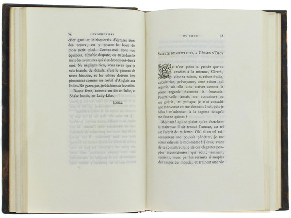 LES SURPRISES DU COEUR [exemplaire sur parchemin]