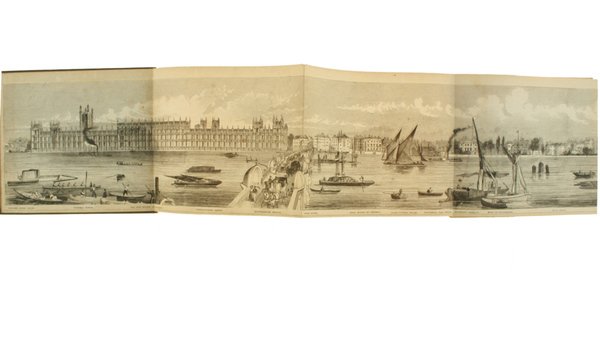 GRAND ARCHITECTURAL PANORAMA OF LONDON FROM THE THAMES EXTENDING NEW …