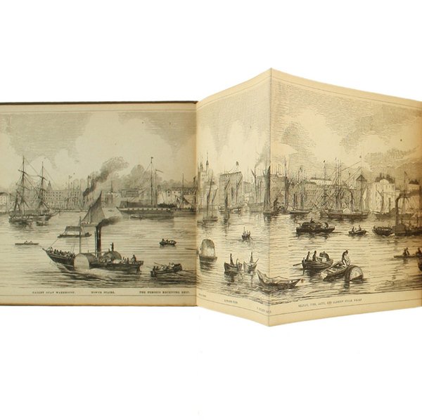 GRAND ARCHITECTURAL PANORAMA OF LONDON FROM THE THAMES EXTENDING NEW …