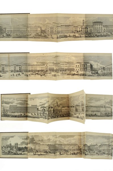 GRAND ARCHITECTURAL PANORAMA OF LONDON REGENT STREET TO WESTMINTESR ABBEY …