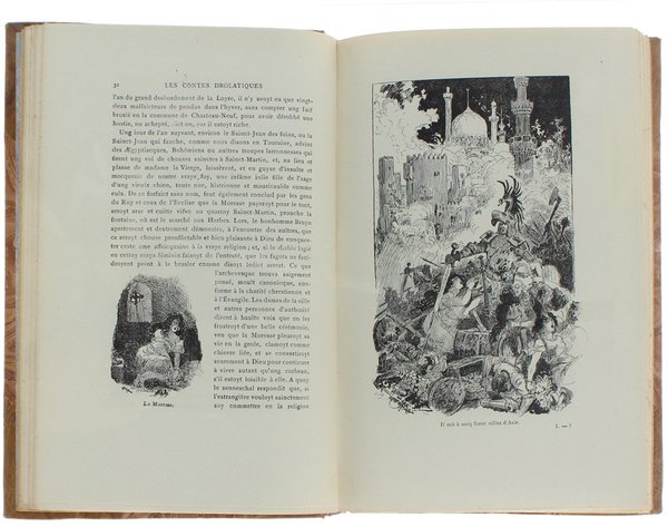 LES CONTES DROLATIQUES - Illustratins de A. Robida.