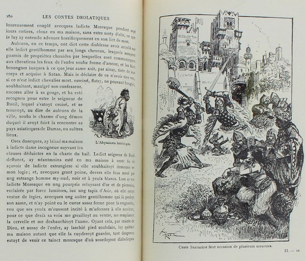LES CONTES DROLATIQUES - Illustratins de A. Robida.