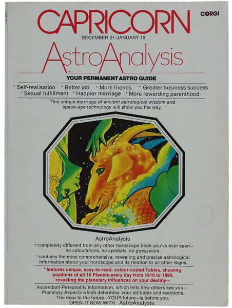ASTROANALYSIS - CAPRICORN. December 21 - January 19.
