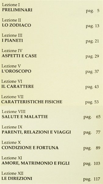 CORSO DI ASTROLOGIA.