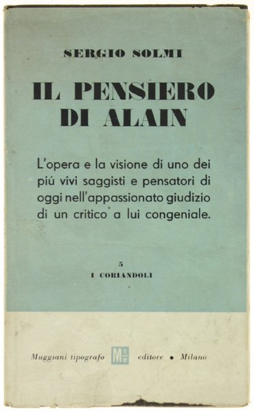 IL PENSIERO DI ALAIN.