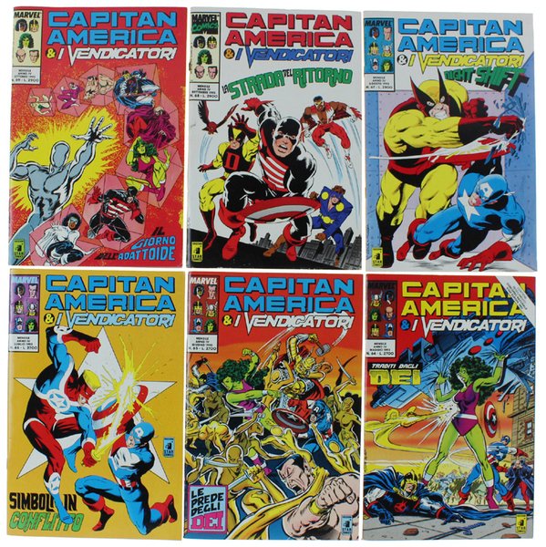 CAPITAN AMERICA & I VENDICATORI. Serie continua di 12 albi: … | Immagine Gallery 5