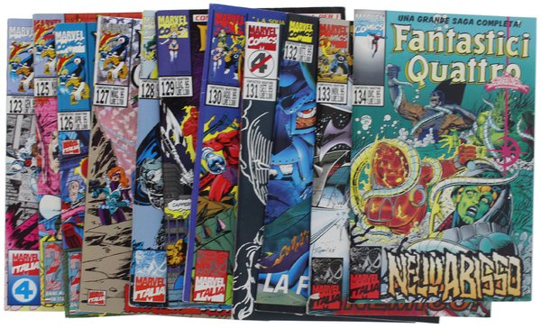 FANTASTICI QUATTRO 1995: Lotto di 11 albi, serie continua 123 … | Immagine principale