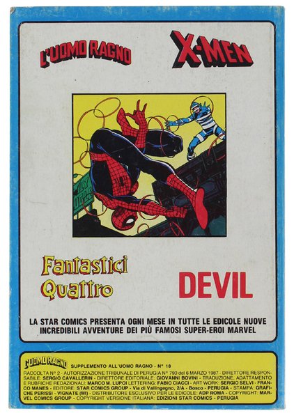 L'UOMO RAGNO RACCOLTA N.2 (supplemento al n. 18/1988). Ottimo stato. | Immagine Gallery 2