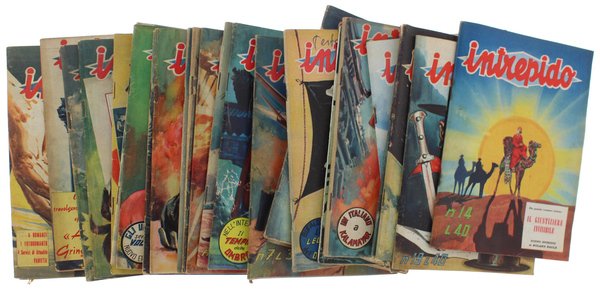 INTREPIDO. F.to libretto. Raccolta di 26 numeri: anni 1958, 1959, …