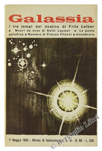 GALASSIA. Rivista di fantascienza. Anno VI - N.65.