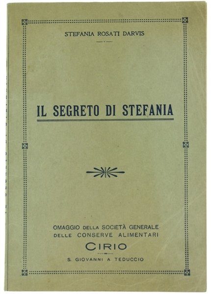 IL SEGRETO DI STEFANIA - Omaggio della Società generale delle …