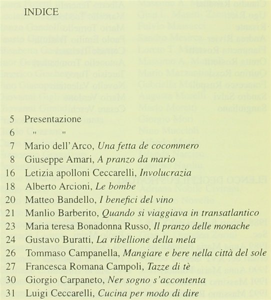 L'APOLLO BUONGUSTAIO. Almanacco gastronomico per l'anno 1997 ideato da Mario …