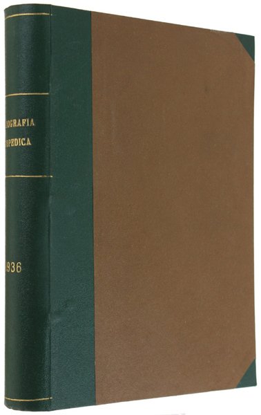 BIBLIOGRAFIA ORTOPEDICA. Anno XIX - 1936. Annata completa.