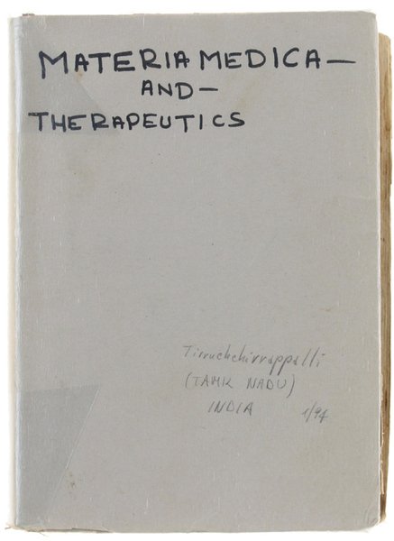 A TREATISE ON MATERIA MEDICA AND THERAPEUTICS,: INCLUDING PHARMACY, DISPENSING, …